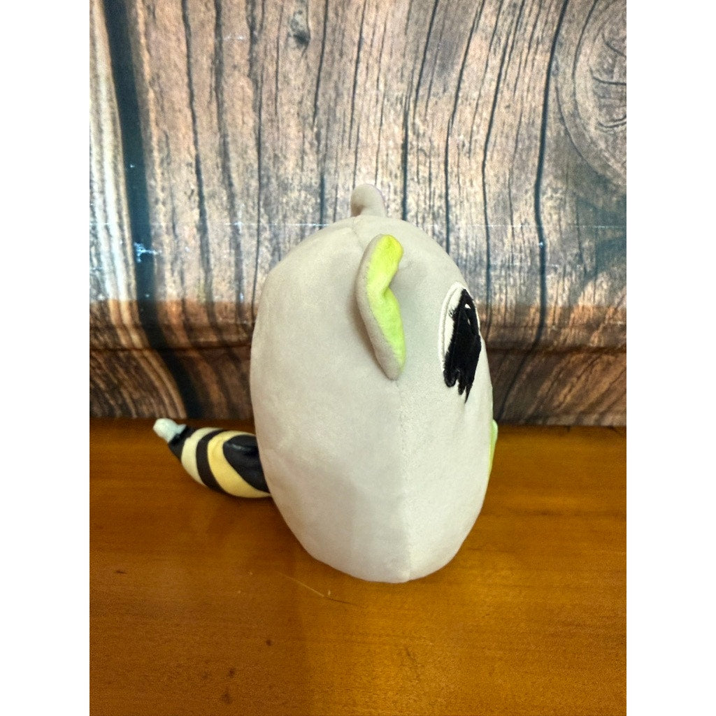 Squishmallows Max the Raccoon 5” Plush Toy Gray Rainbow Belly