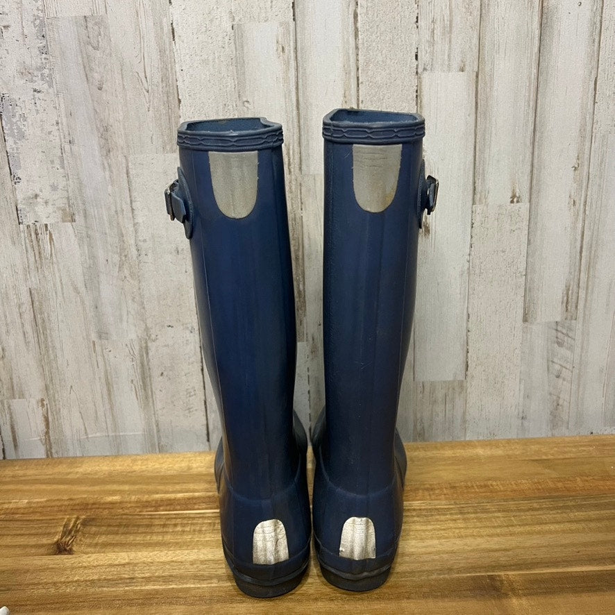 Hunter Women's Original Tall Rain Boots Navy Blue Size 5