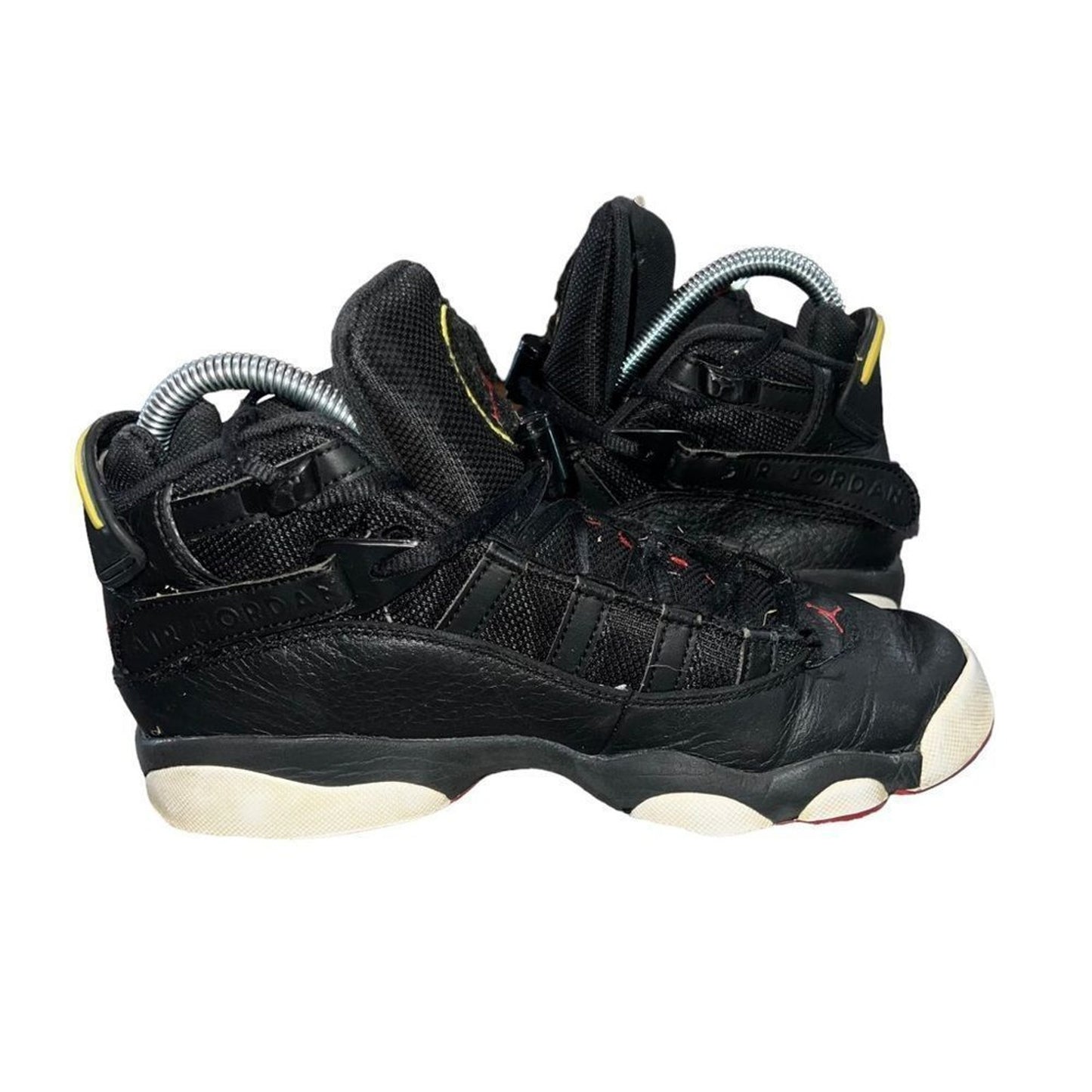 Jordan Air Jordan 6 Rings Youth Basketball High Top Sneakers Size 5Y Black