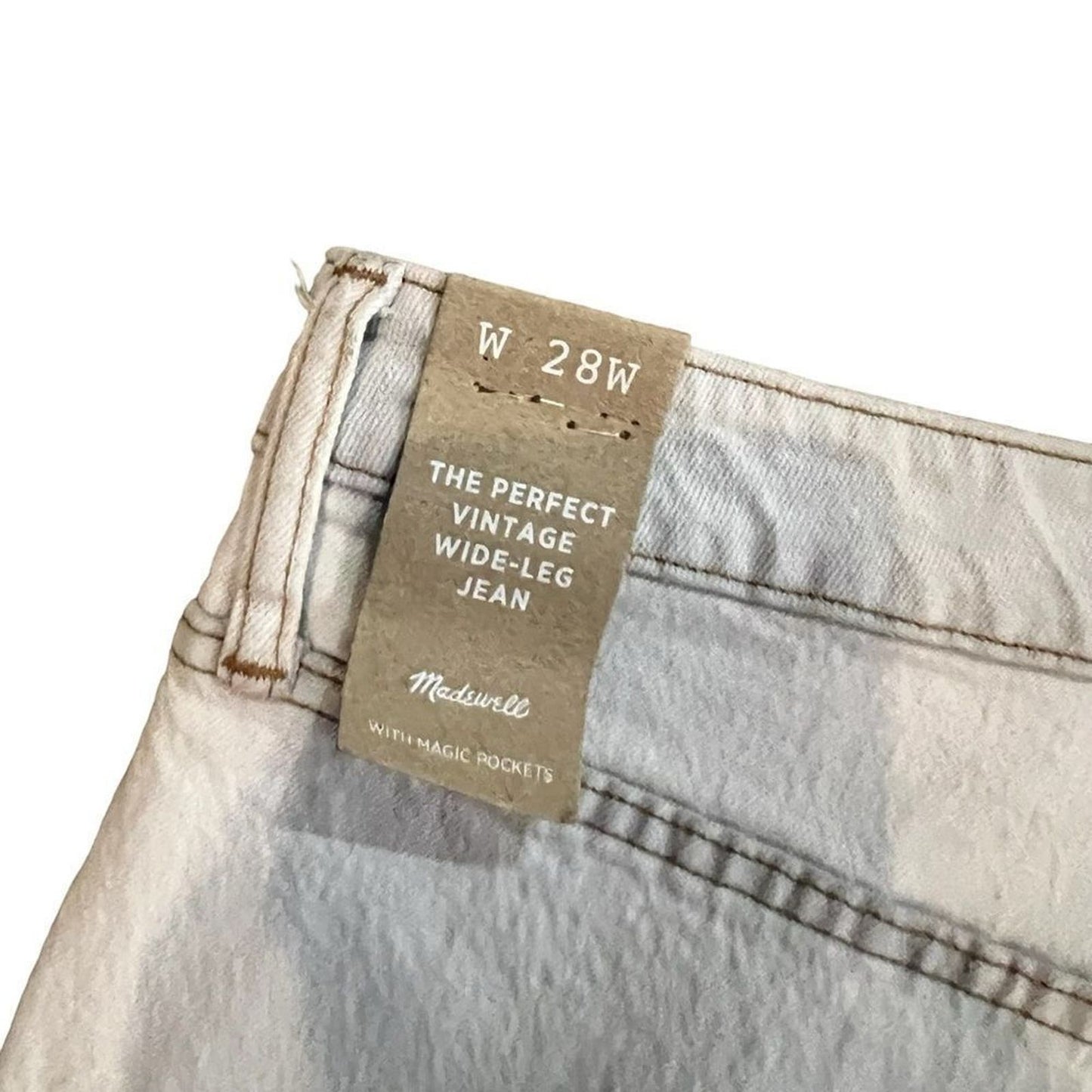 NWT Madewell The Perfect Vintage Wide Leg Jean