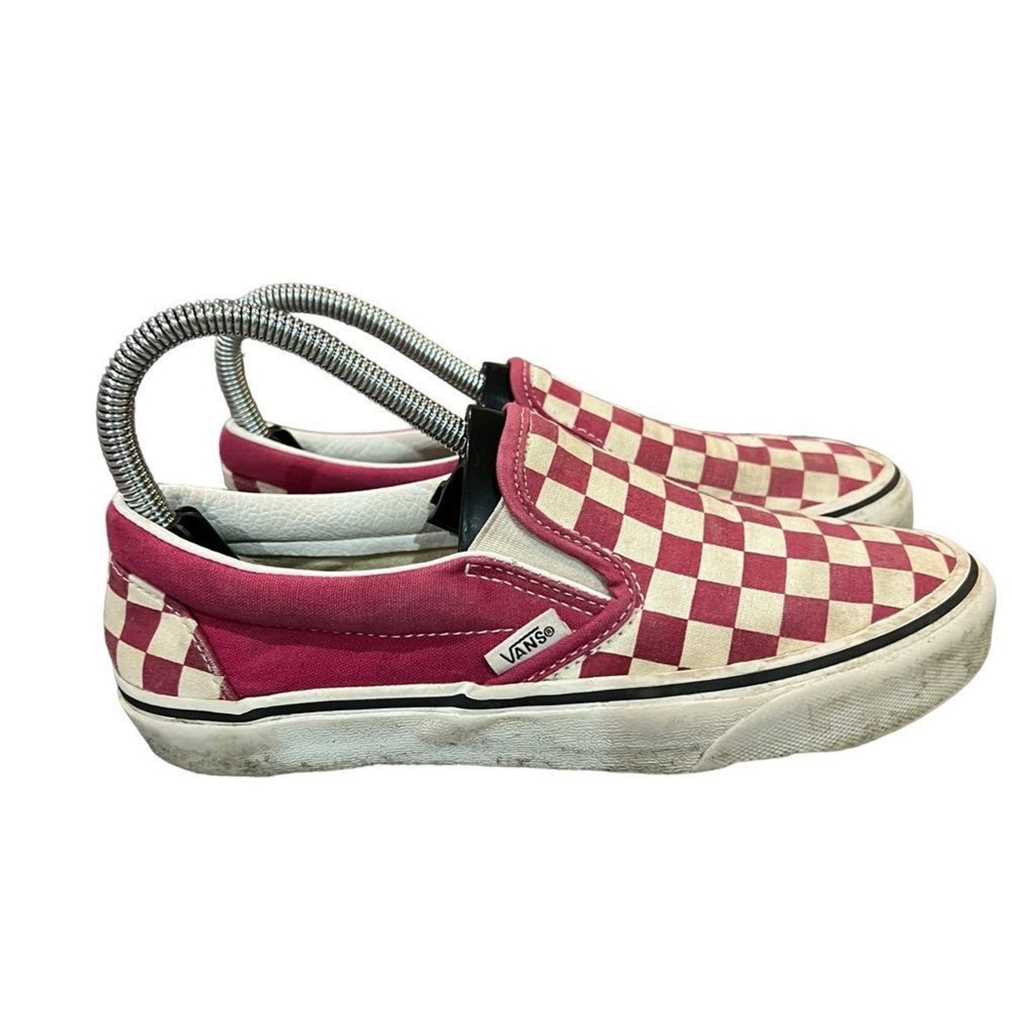 Vans Slip-On "Dry Rose" Checkered Sneakers Men's 4.5 / Women's 6.0