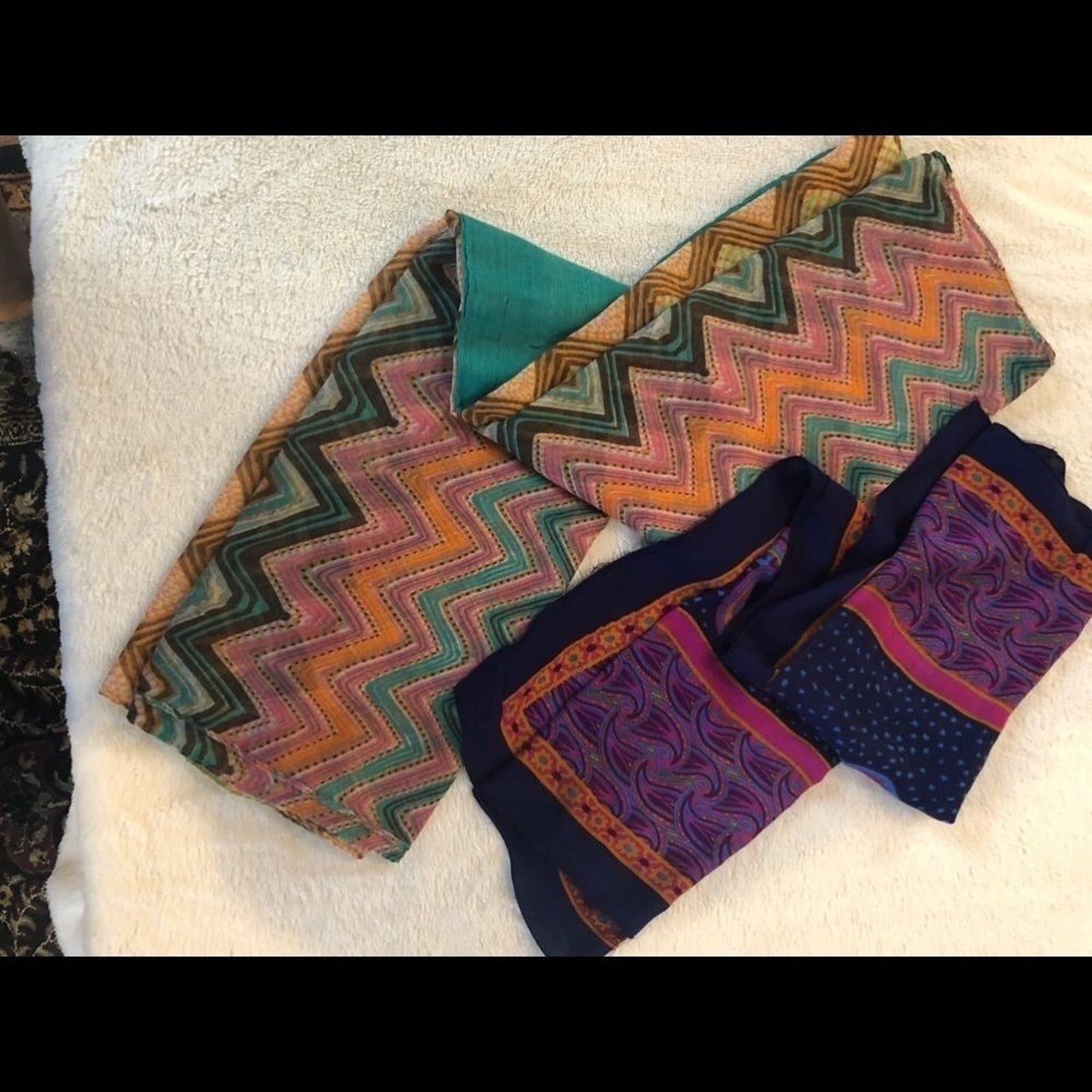 Bundle 3 colorful scarves