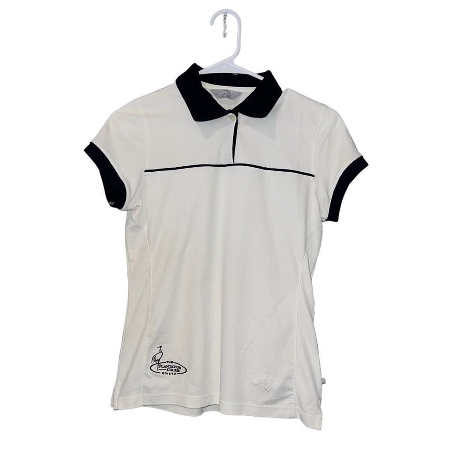 Callaway Women's Swingtech Short Sleeve Golf Polo Shirt Size Small