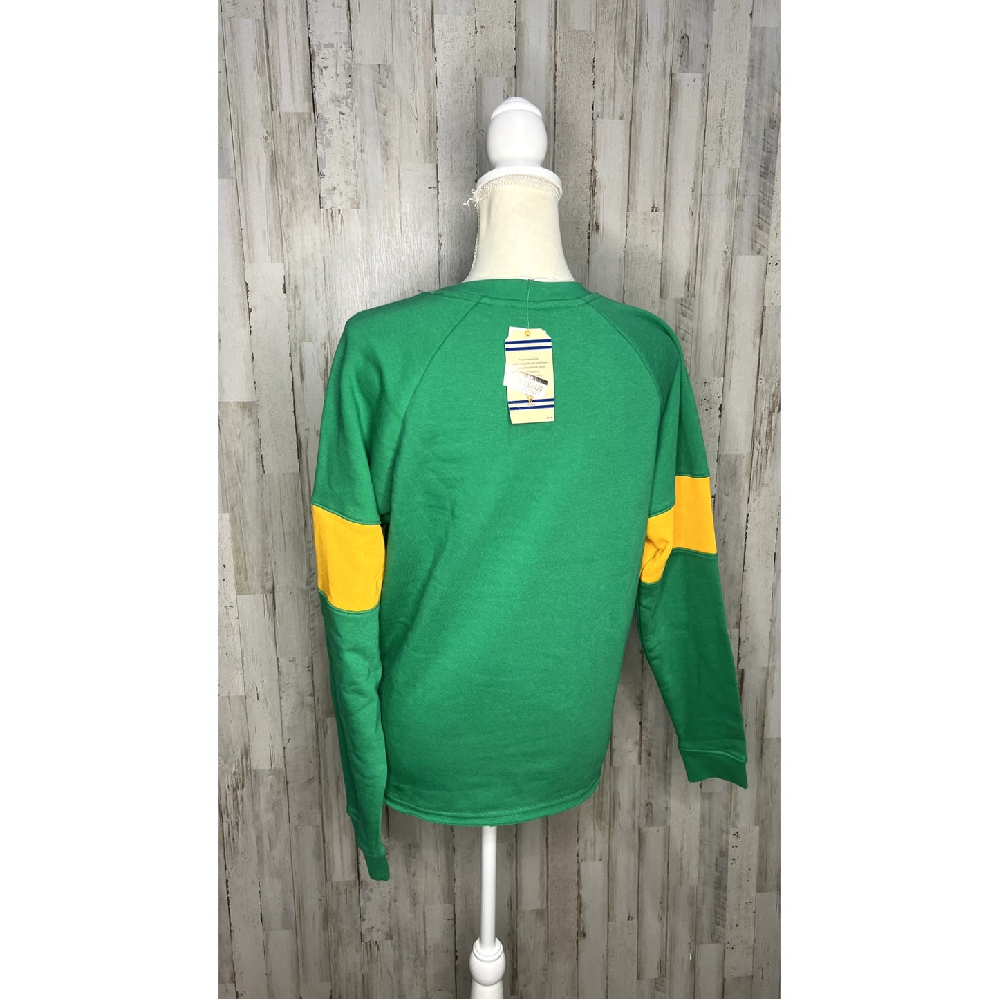 NWT Vintage Hockey NHL Minnesota North Stars Women's Green Crewneck Sweatshirt