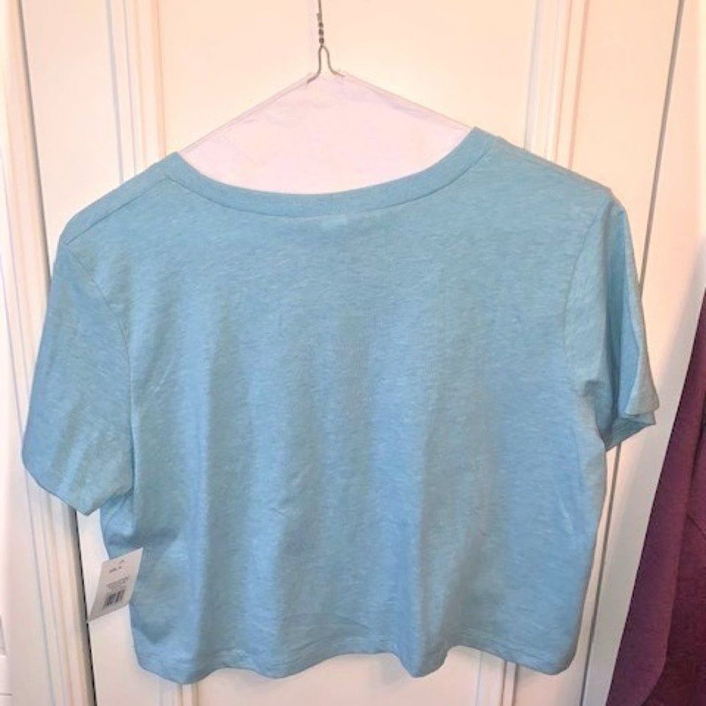 Set 2 maroon/lt blue tops - XL