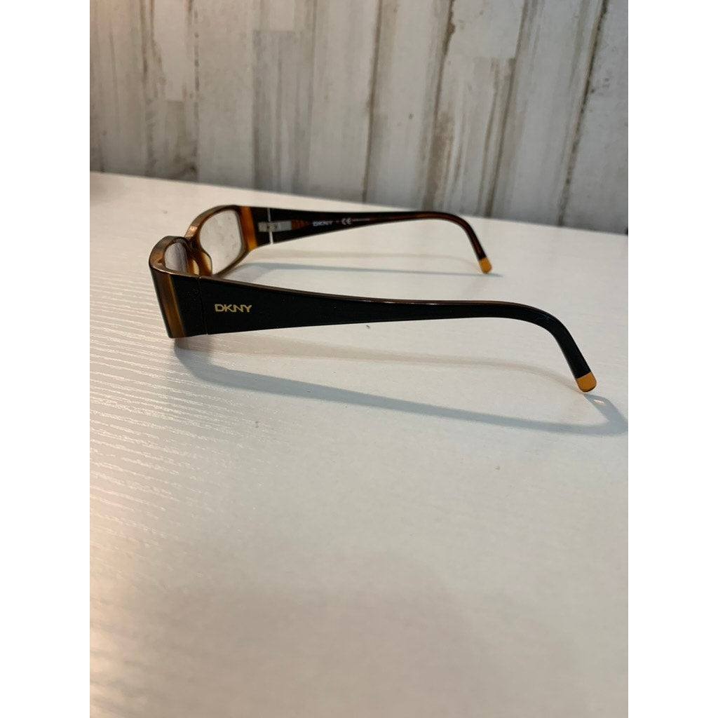 DKNY Eyeglass Frame Womens Brown Tortoise Full-Rim 51-16-130