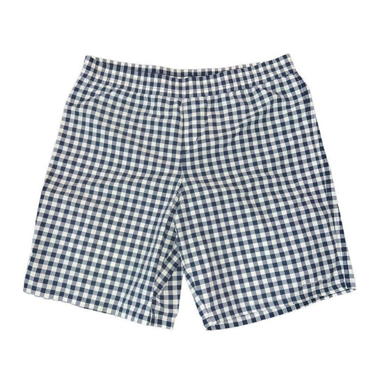 Columbia Navy Blue and White Swim Trunks
