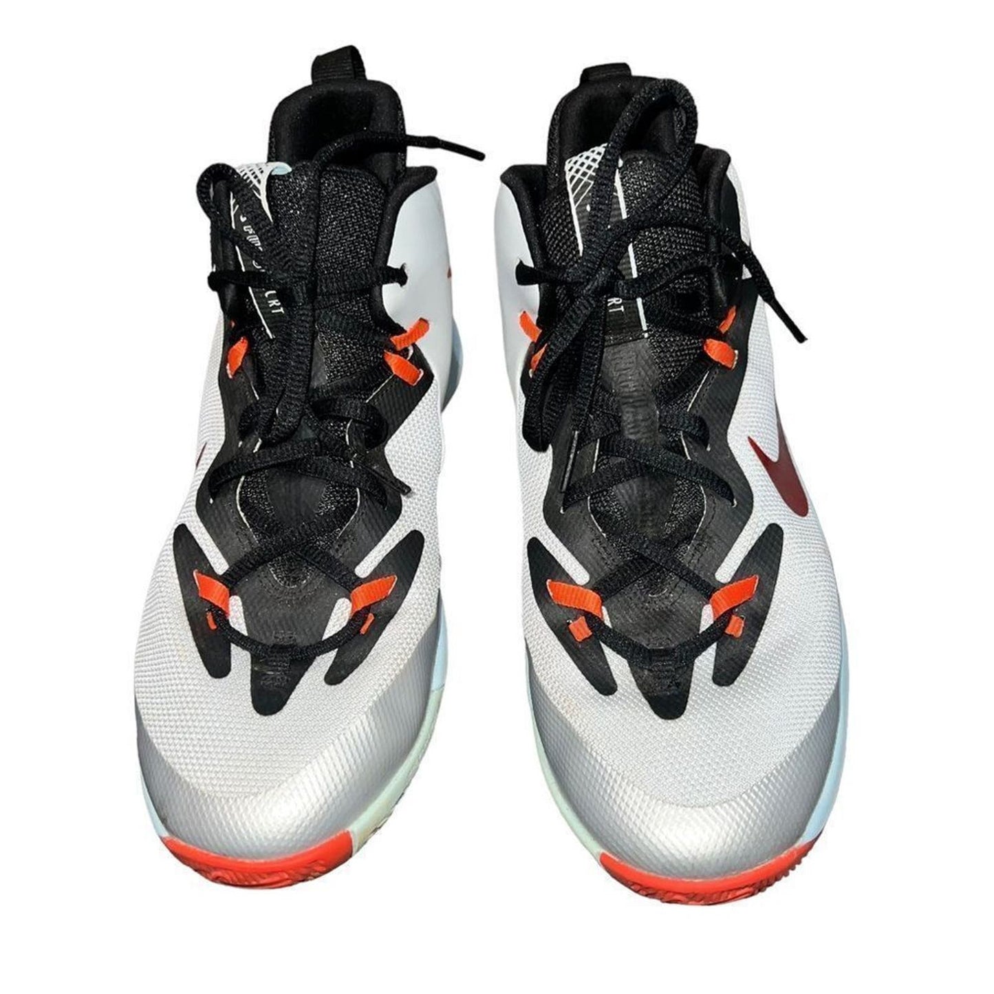 Nike Future Court SD GS Pure Platinum Team Orange Size 7Y