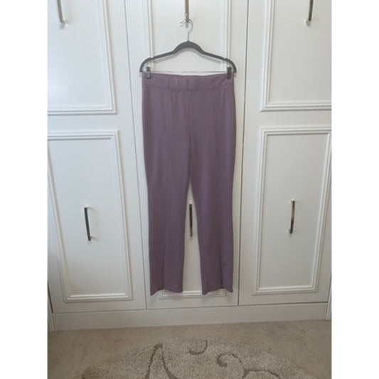 Yogalicious Women's XL Purple Pull-On Sweatpants Casual Elastic Waistband