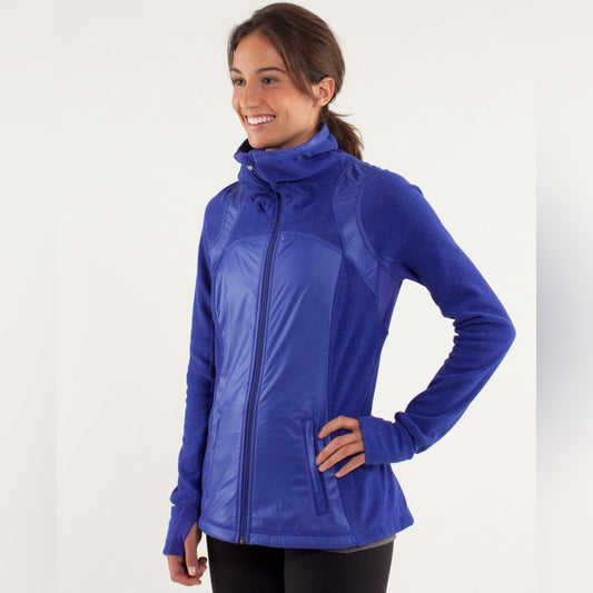 Lululemon Run: Gust Buster Jacket - Pigment Blue - Size 12