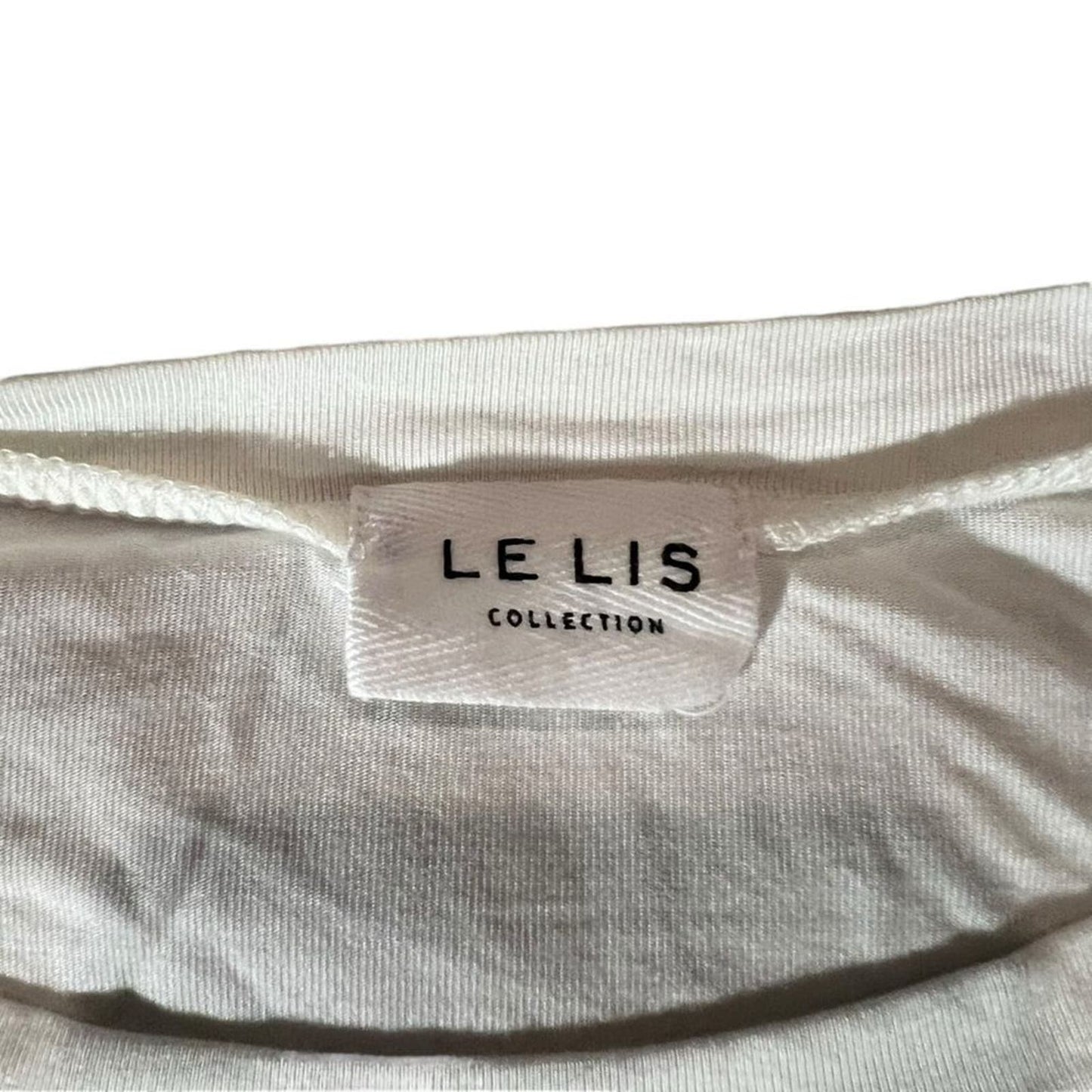 Le Lis Sunset Chaser White Red Orange Graphic Tee Size Large