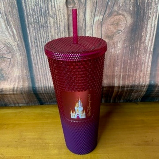 Starbucks Walt Disney World Studded Ombre w/ Straw 24oz