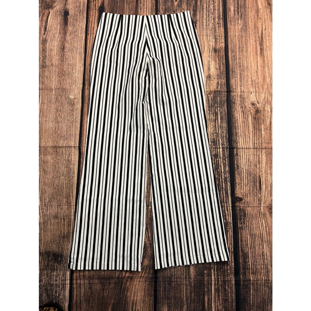 Boston Proper Women's Striped High Waist Palazzo Pants Size 10