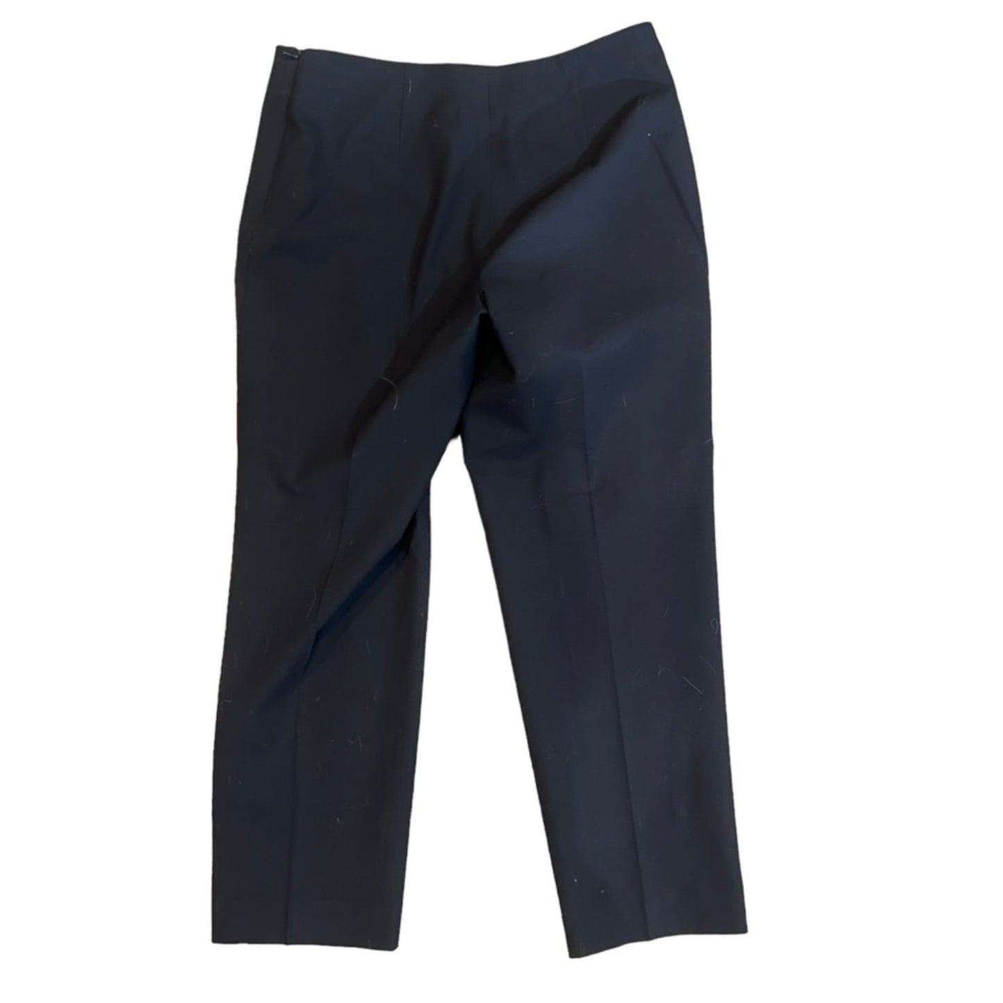 Talbots Navy Blue Classic Side Zip Pants Size 8P