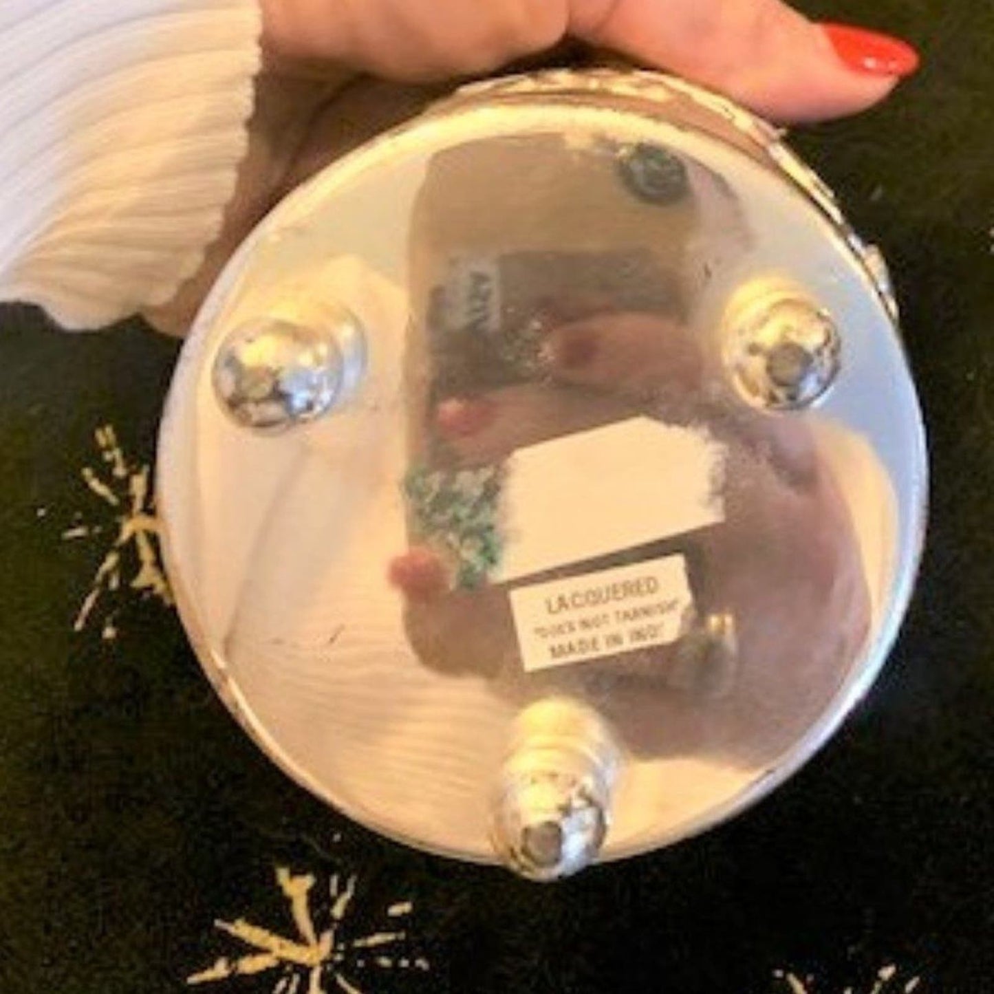 Set 2 Christmas candle holders