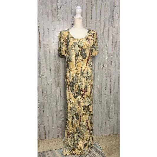 Carole Little Women's Floral Maxi Dress Size 12 Multicolor Summer Casual