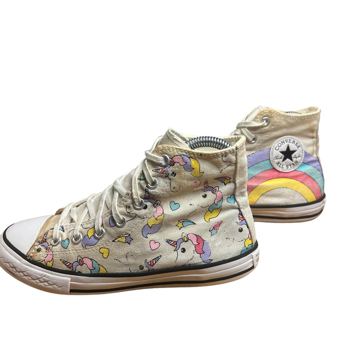 Converse Chuck Taylor All Star Hi Unicorn (GS) Lace Up Sneakers Youth Size 3.0