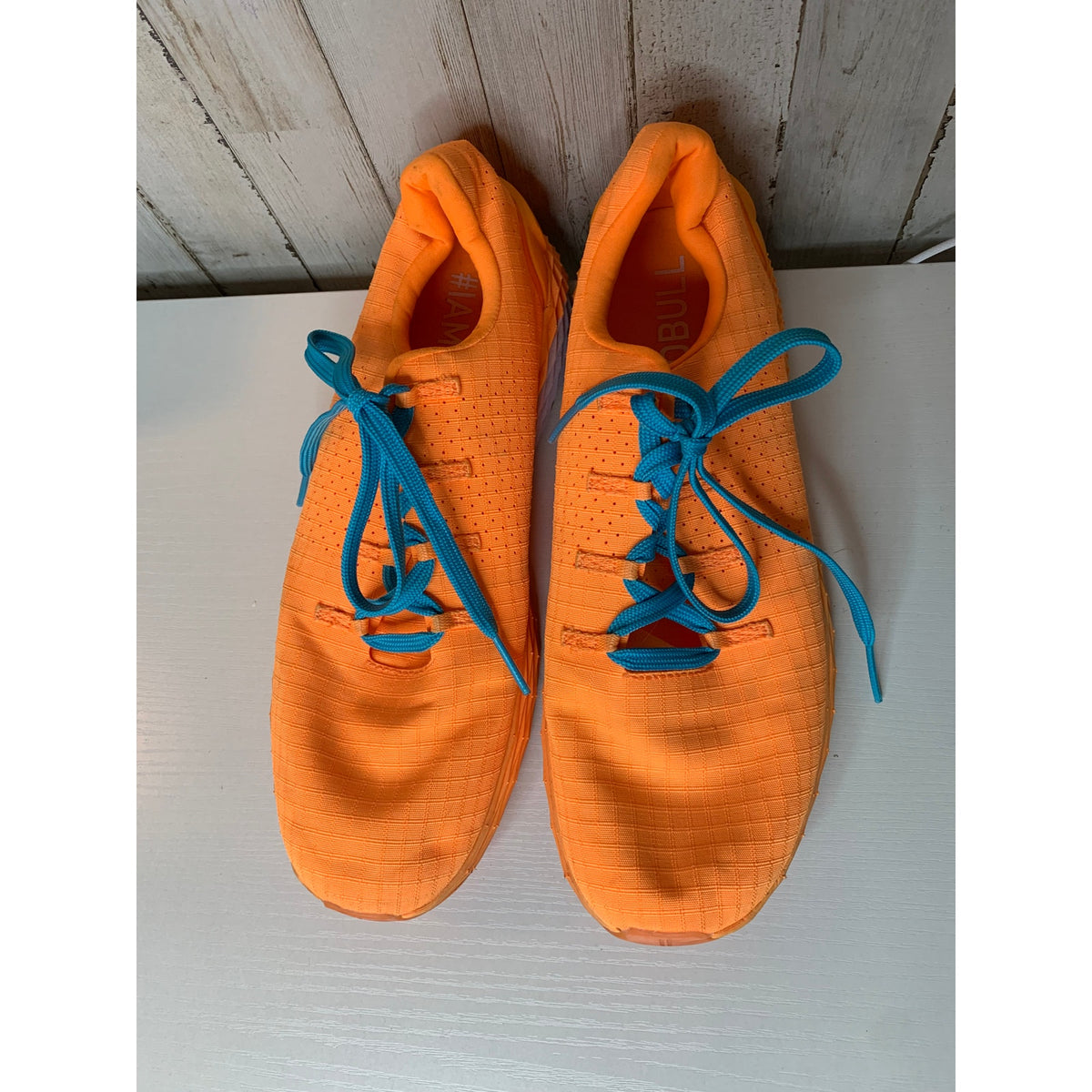 NOBULL Ripstop Runner Men's Running Training Shoes Neon Orange Size 9