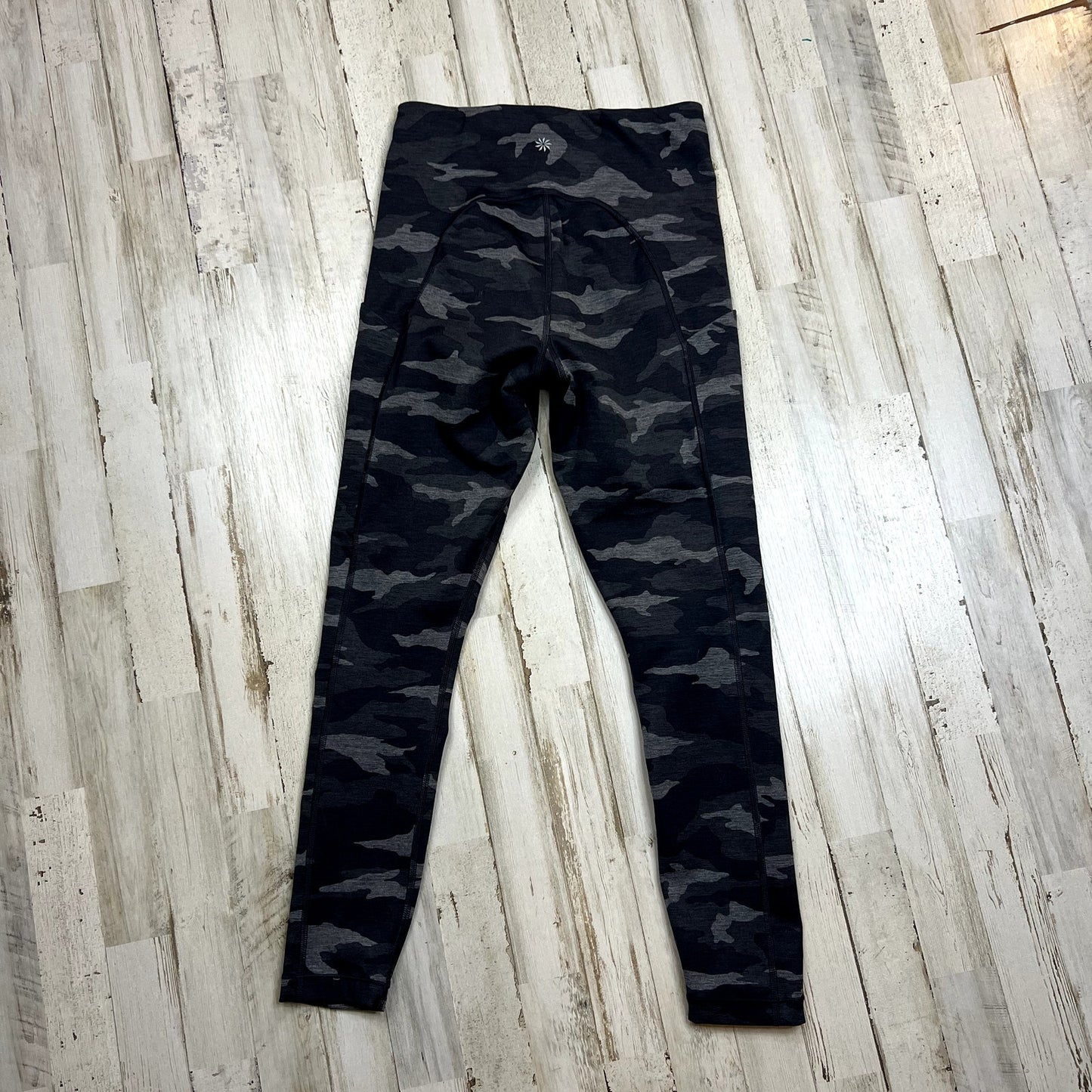 Athleta Ultimate Camo 7/8 Tight Leggings Gray XS High-Rise Yoga Running Workout