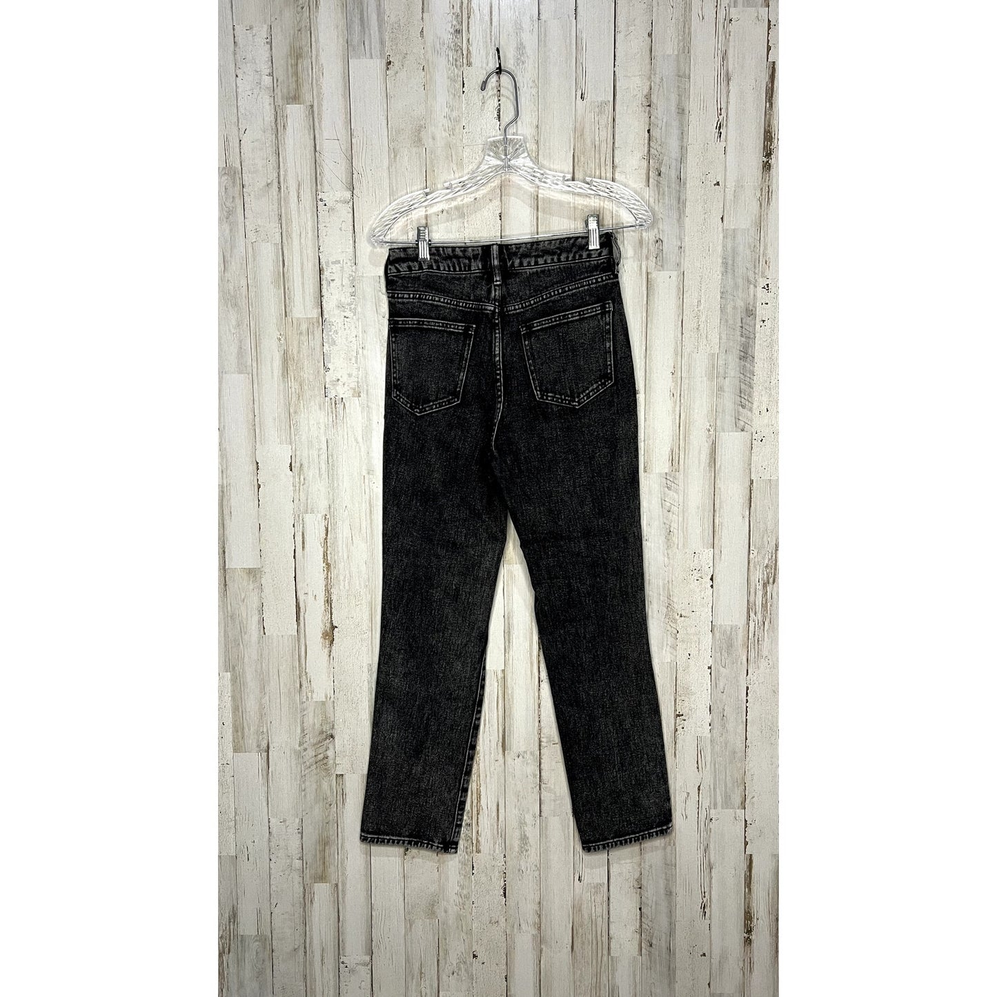Pacsun Women's Black High-Rise Straight-Leg Mom Jeans Size 25