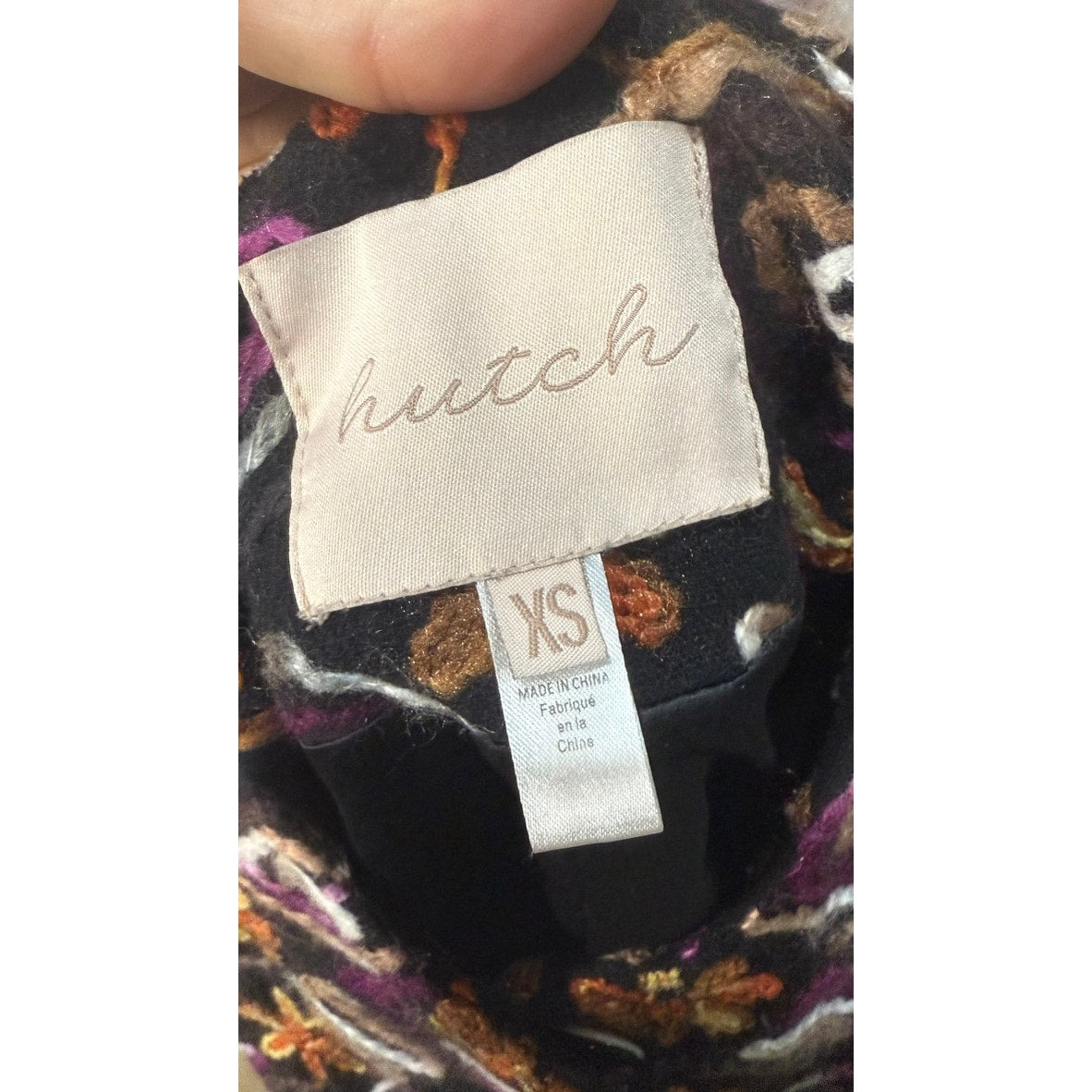Trina Turk Women's Black Space-Dye Ombre Sweater Dress Size Small