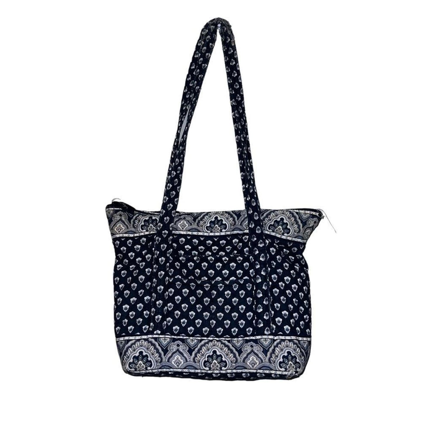 Vera Bradley Retired Nantucket Navy Get Carried Away Shoulder Tote