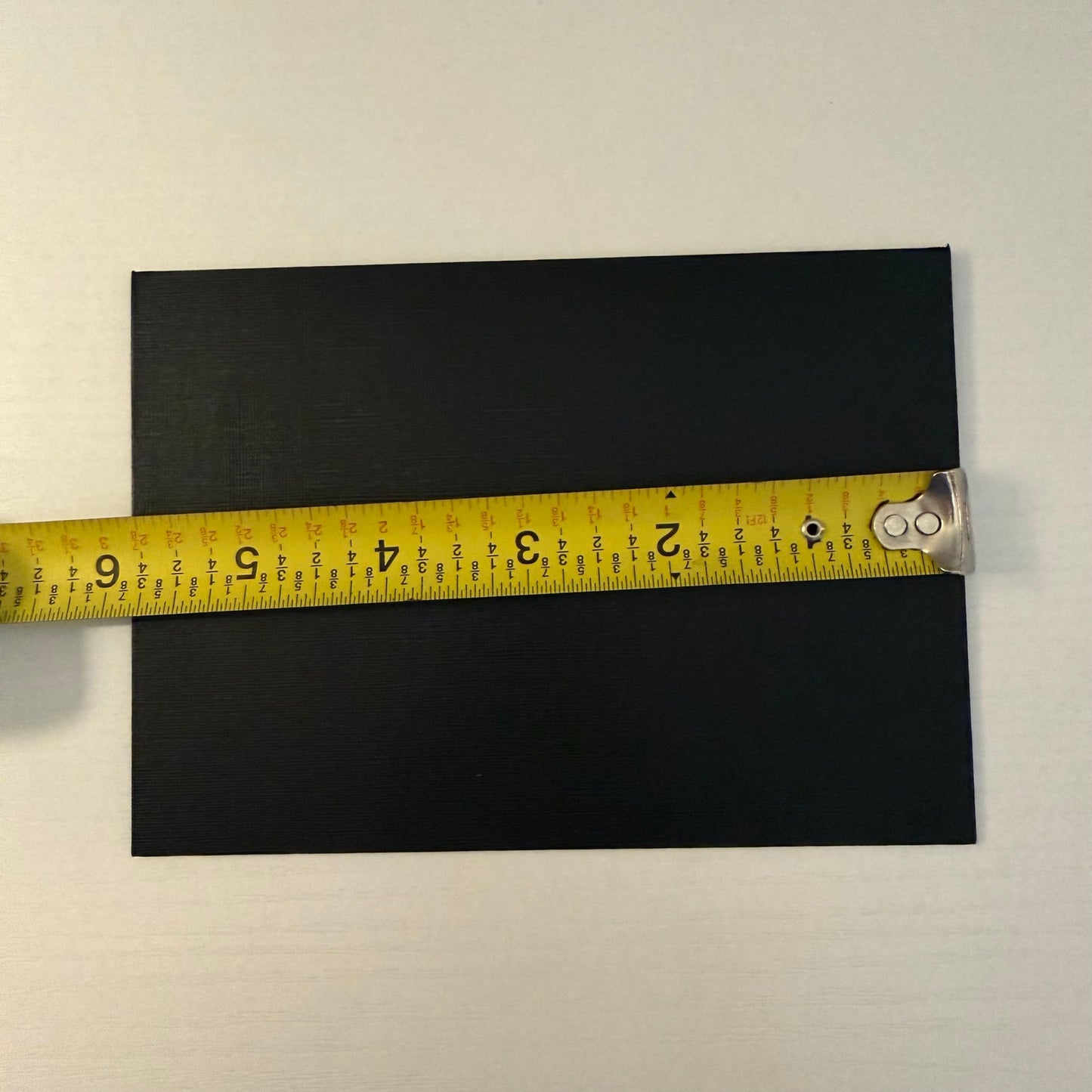 Versace Gift Envelope Packaging Sleeve Black Textured Raised Gold Logo 6x4
