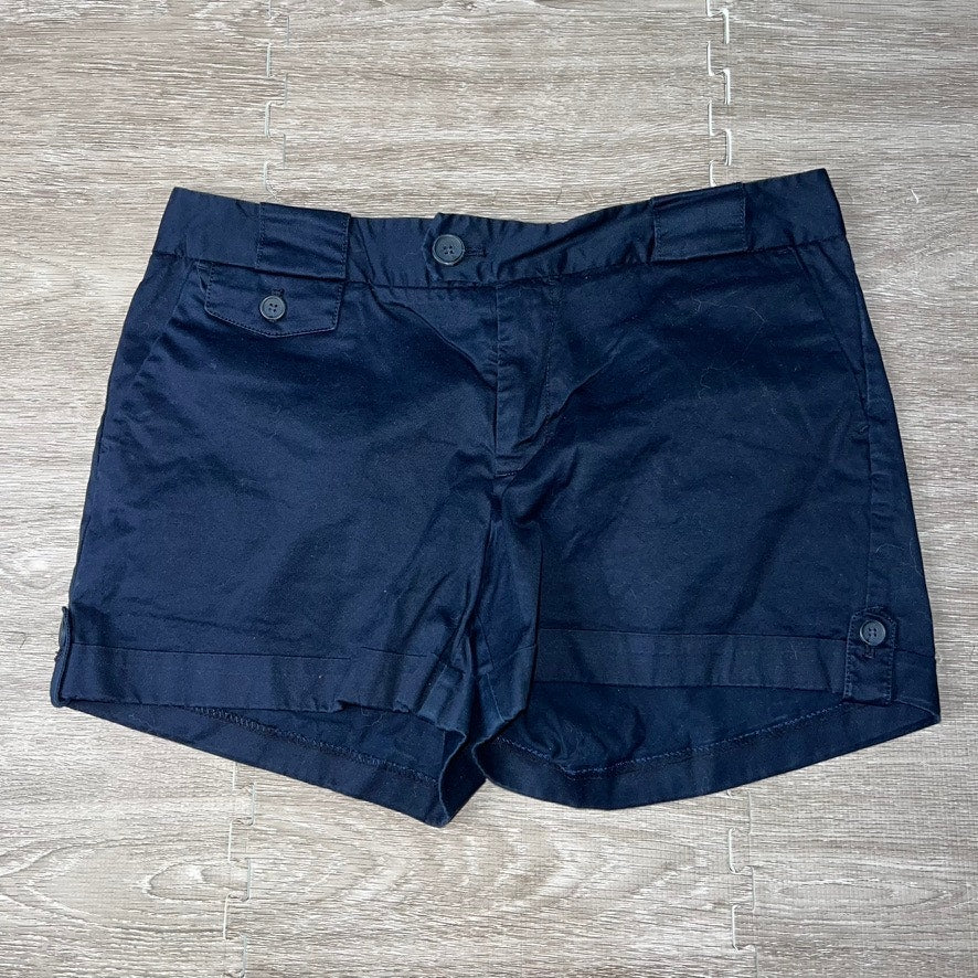 Banana Republic Women's Navy Blue Chino Shorts Size 8 Casual