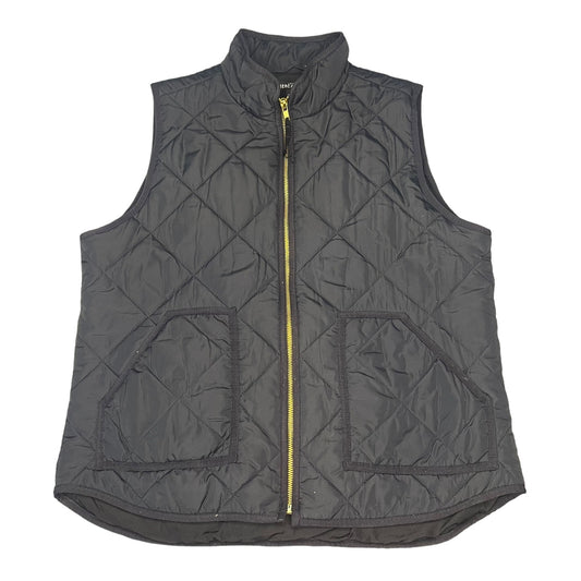 J.Crew Mercantile Women's Large Black Quilted Full-Zip Puffer Vest