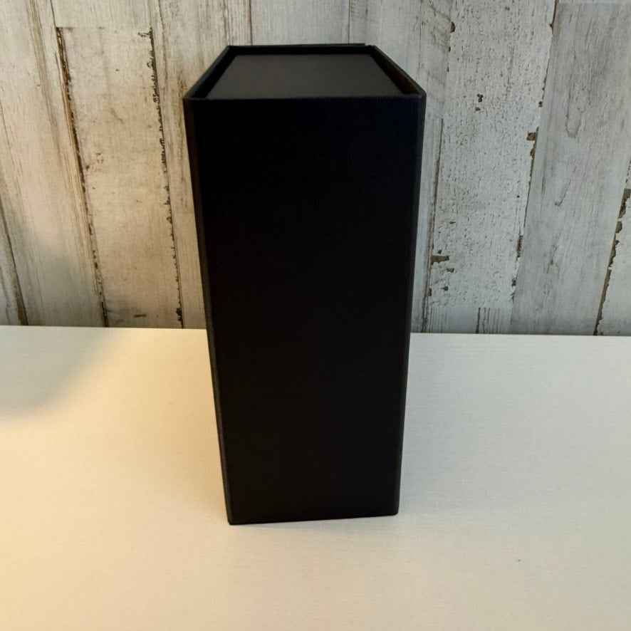 Versace Gift Box with Lid Black Gold Logo Luxury Packaging Storage Display