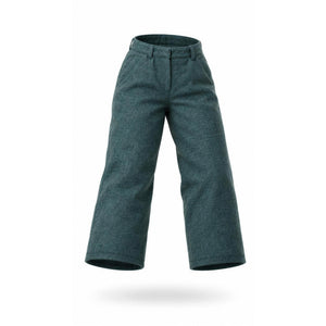 Everlane Pants Womens Size 12 Gray Herringbone High Rise Pleated Straight