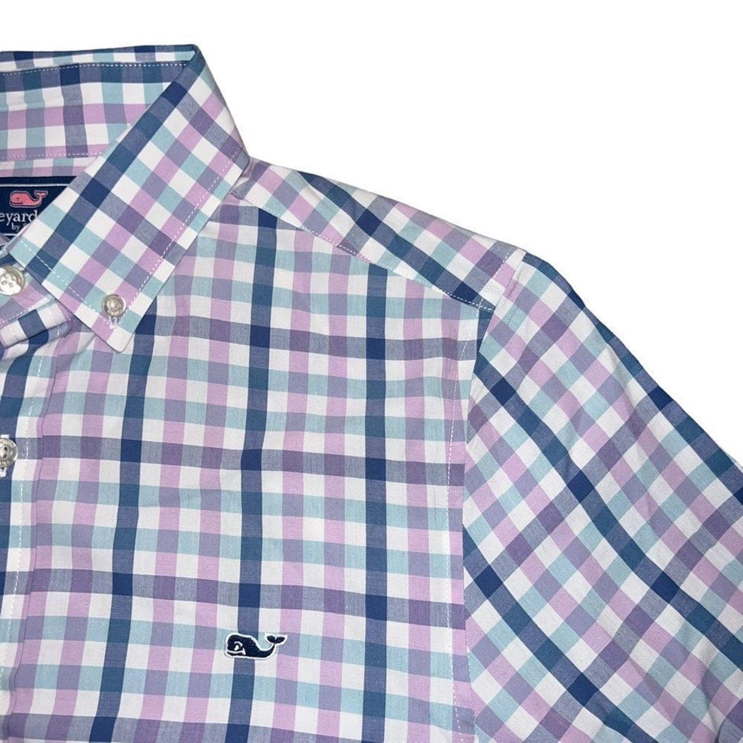Vineyard Vines Shirt Men's XS Multicolor Plaid Slim Fit Button-Down
