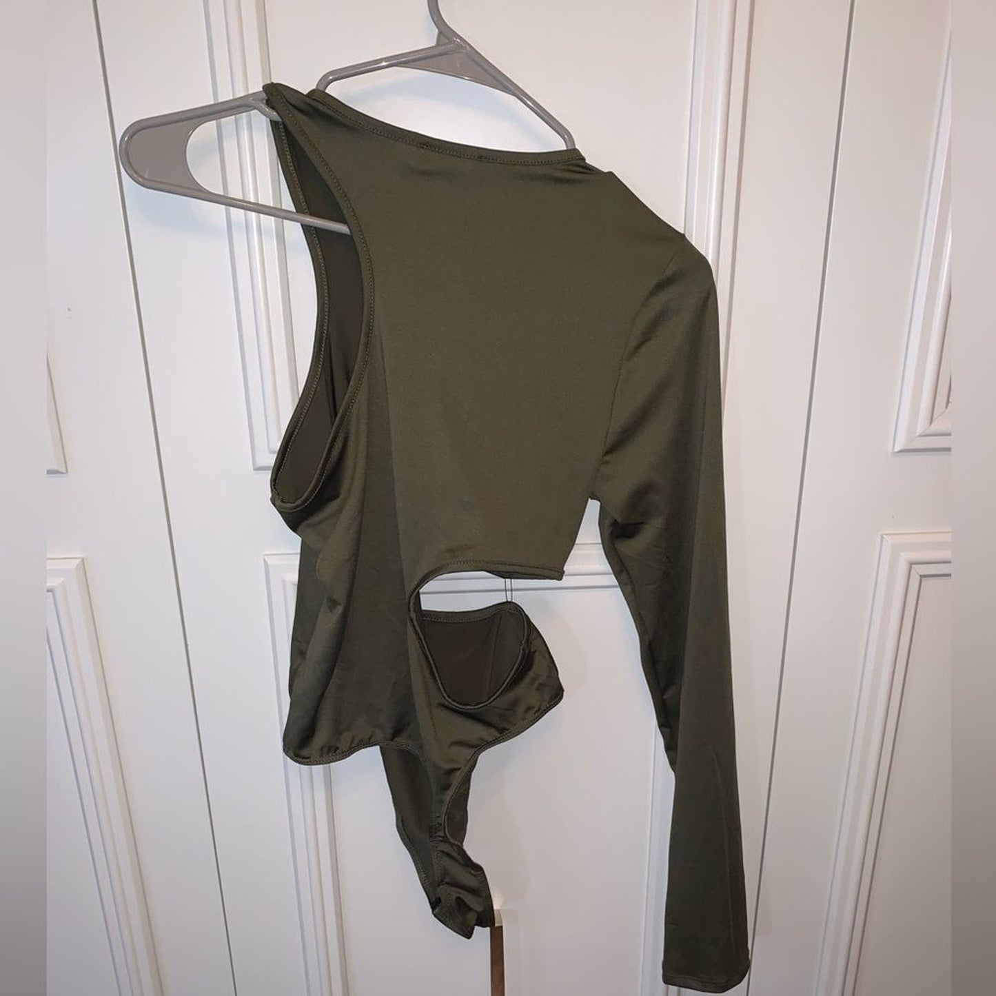 "Not Your Type" Olive Bodysuit M