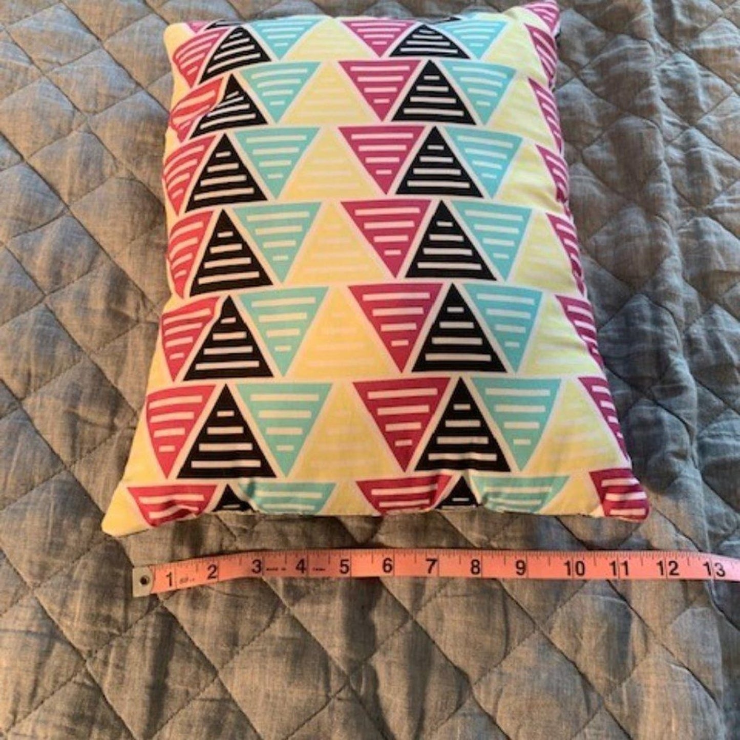 POP of color throw pillow, EUC