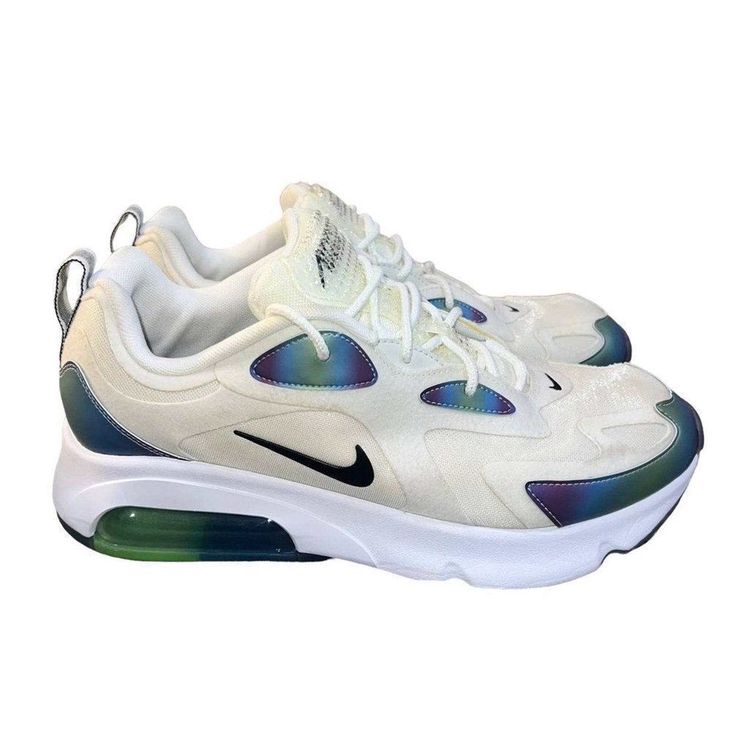 Nike Air Max 200 Bubble Pack Men's Sneakers Summit White/Black Size 9.5