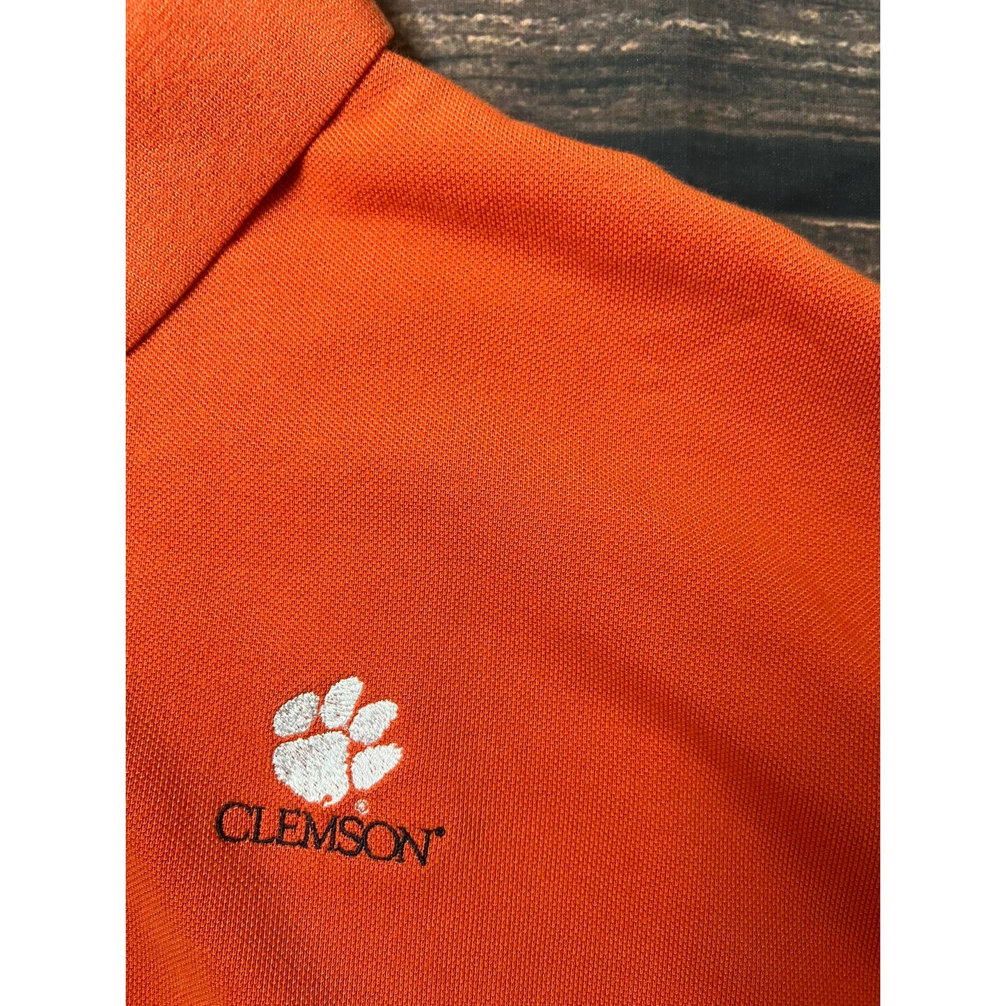 Clemson Tigers Cutter & Buck Men's XXL Orange Polo Shirt Short Sleeve