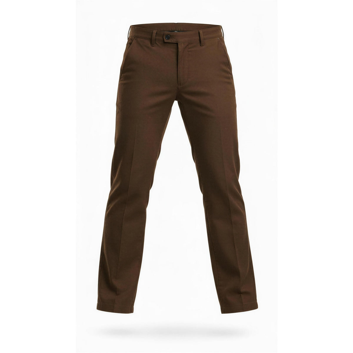Sandro Paris Dress Pants Womens 8 Petites Brown Wide-Leg Pockets Business Formal