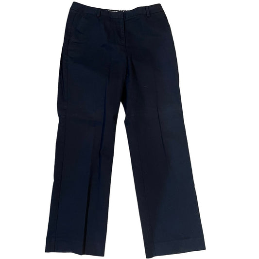 Talbots Navy Blue Straight Leg Pants Size 8