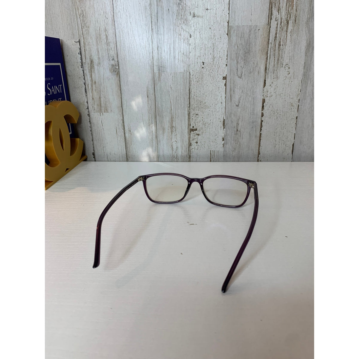 Calvin Klein Prescription Eyeglass Frames Unisex Purple Rectangular Everyday 51-16-135