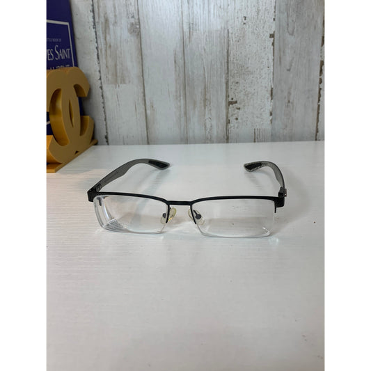 CARTER Prescription Eyeglasses Frames Unisex 54-16-140 Black Semi-Rimless Rectangular