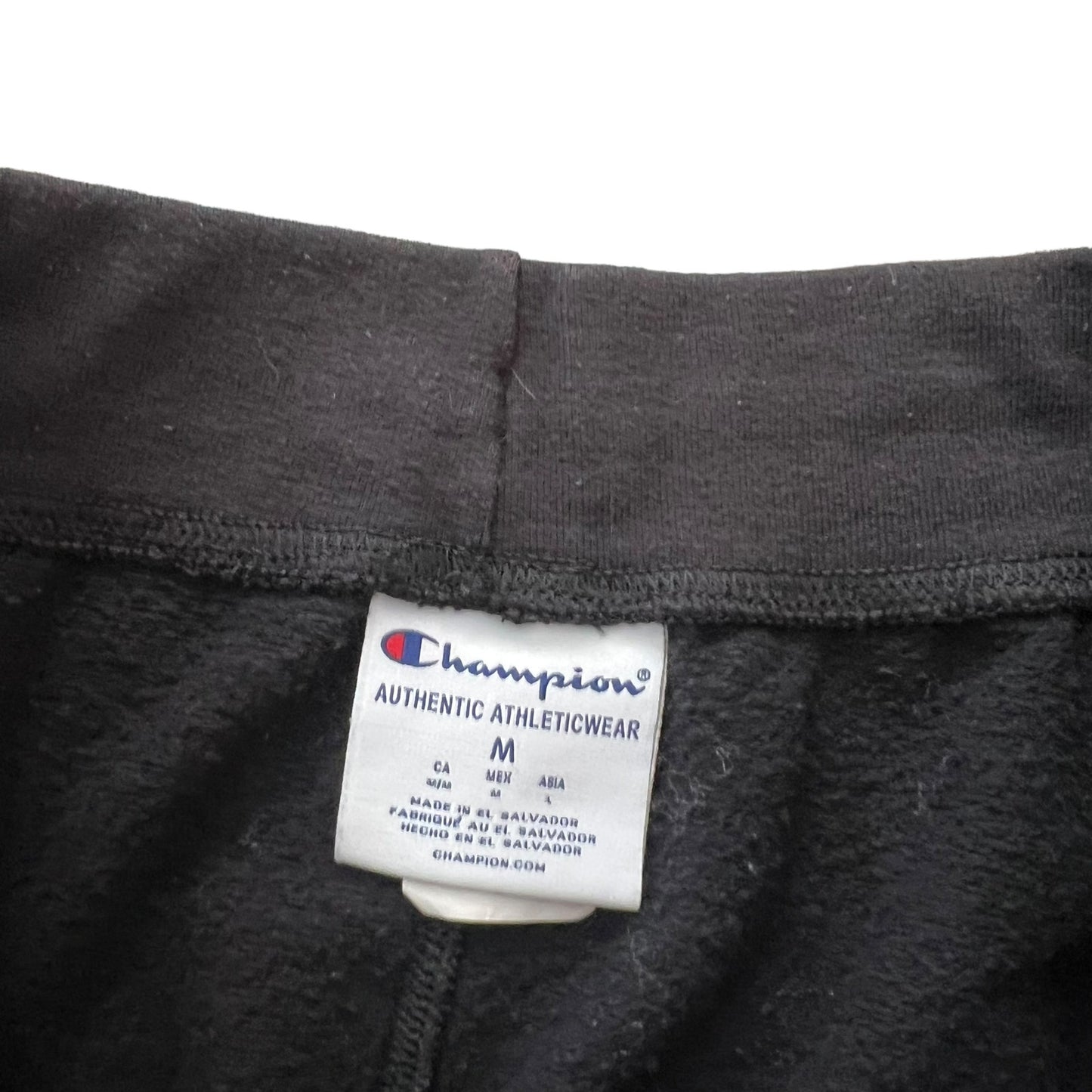 Champion Women's Medium Black Joggers Elastic Waist Sweatpants with Pockets