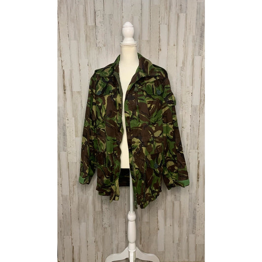 Vintage British Military DPM Camo Field Jacket Men's Multicolor 180/96