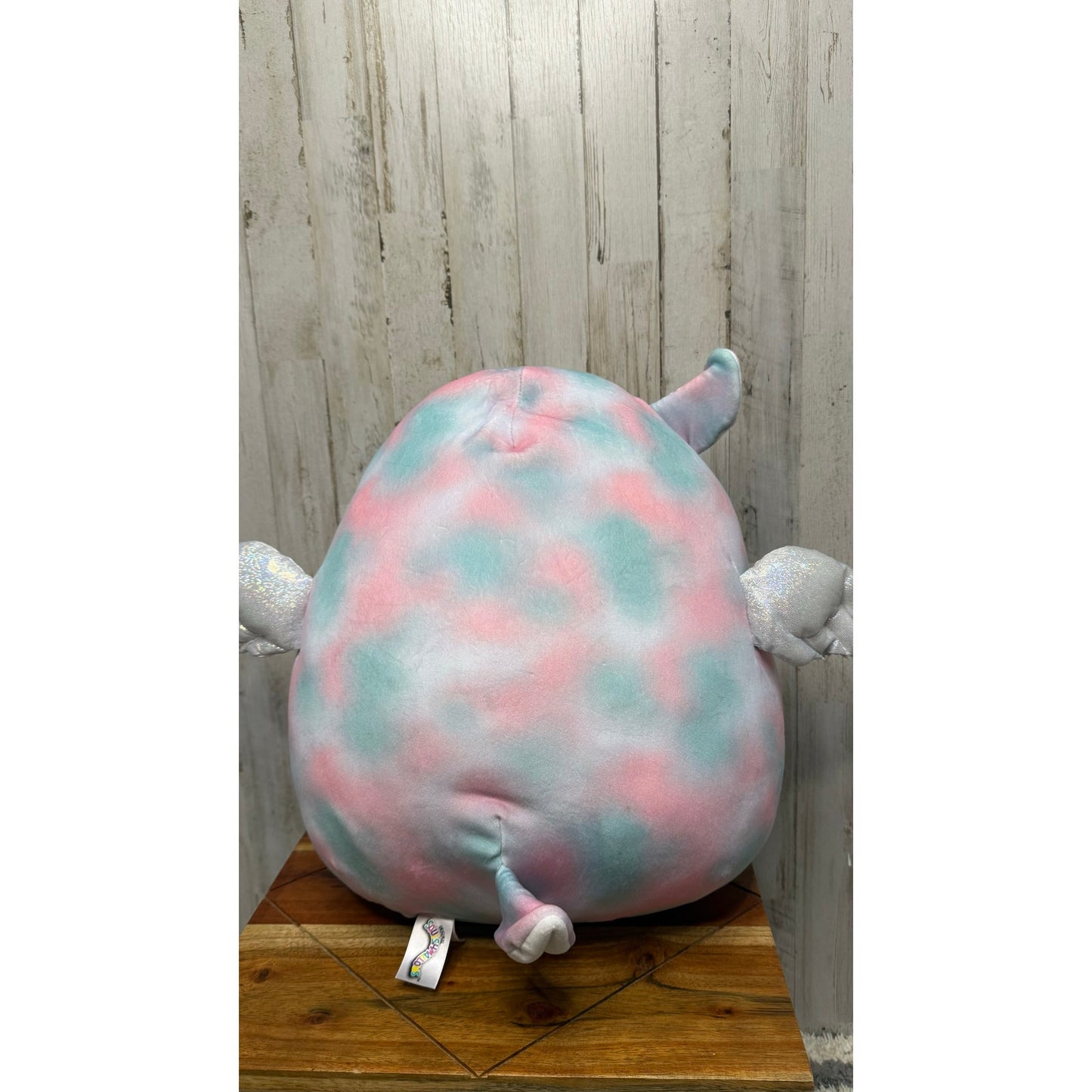 Squishmallows 16" Winona Pegasus Llama Tie Dye Plush Toy Multicolor