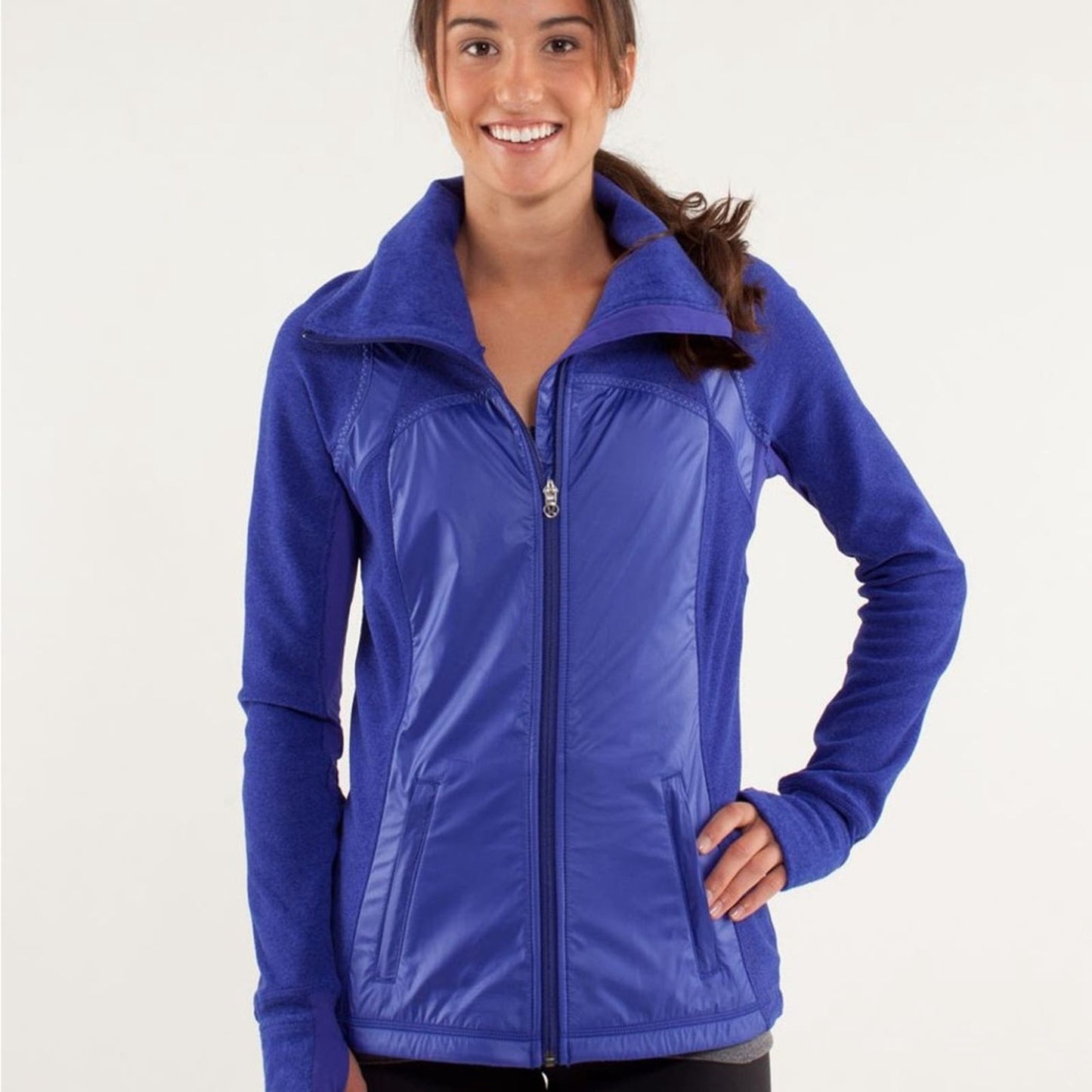 Lululemon Run: Gust Buster Jacket - Pigment Blue - Size 12