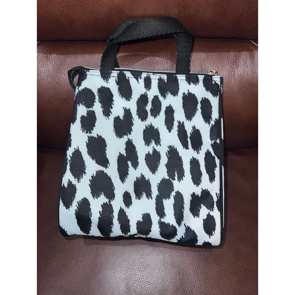 NWT Kate Spade Modern Leopard Print Lunch Bag Tote Unisex Workwear