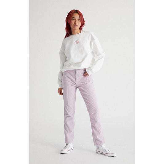 PacSun Women's Size 24 Lavender Corduroy High-Rise Mom Jeans