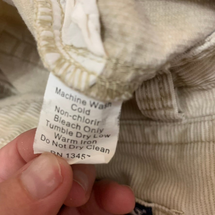 Vineyard Vines Pants Womens Size 4 Beige Corduroy Slim Fit
