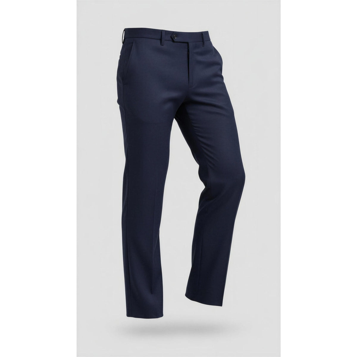 Chico's Travelers Pants Womens 0.5 (6/M) Short Navy Blue Pull-On Slim Straight