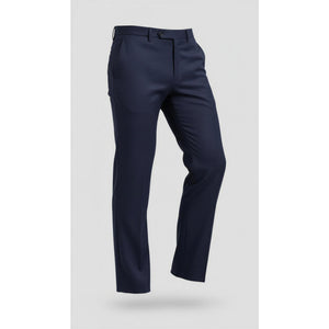 Chico's Travelers Pants Womens 0.5 (6/M) Short Navy Blue Pull-On Slim Straight