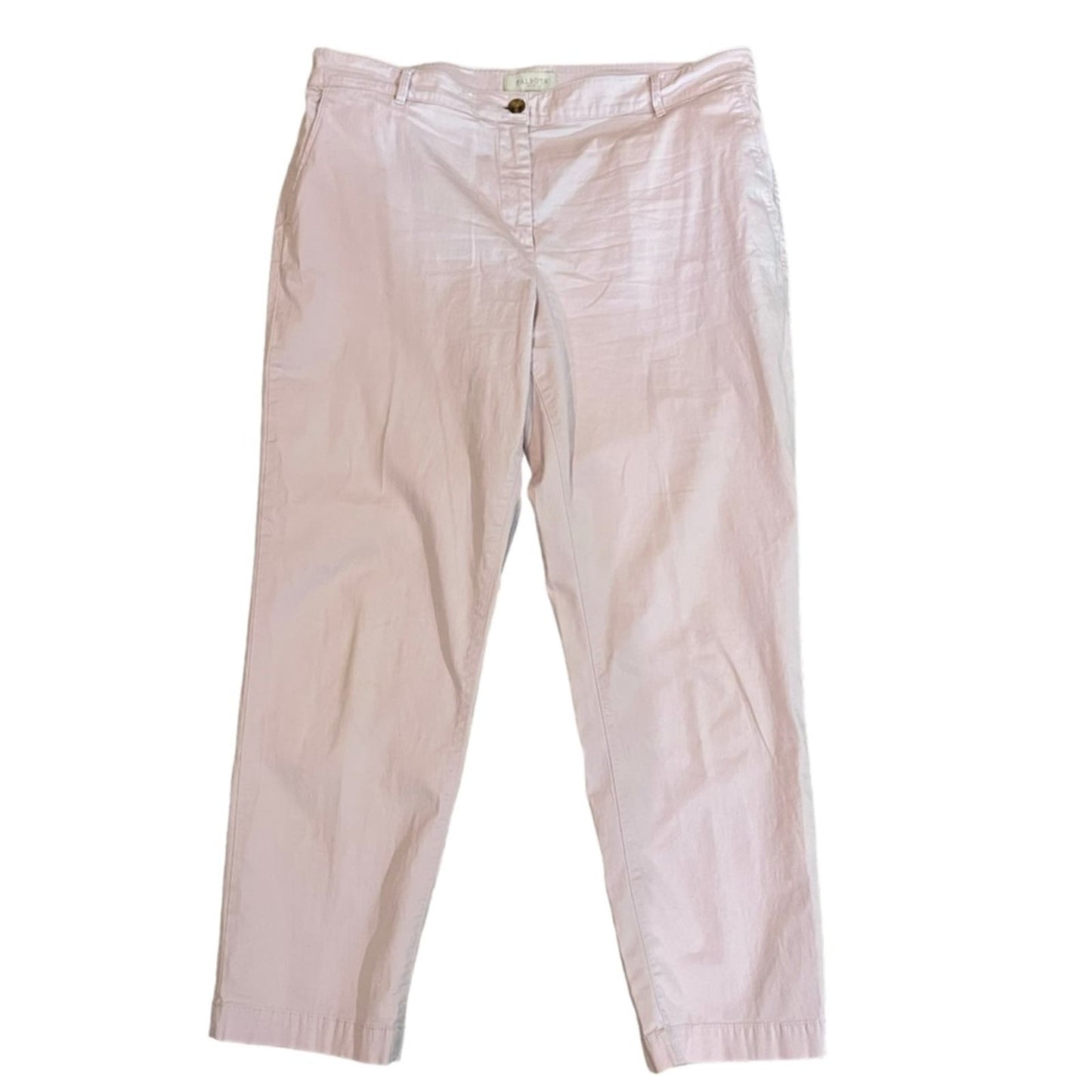 Talbots Women's Light Pink Straight Leg Pants Size 16